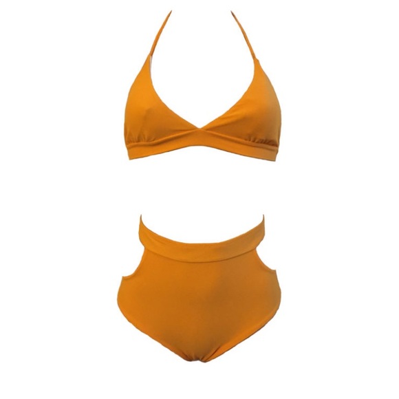 shopemmeelle Other - Light orange cut out bathing suit